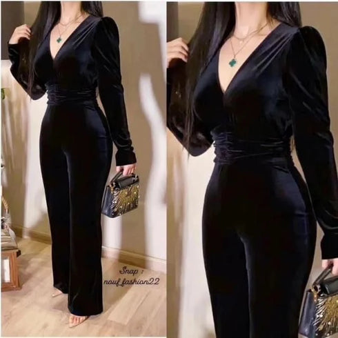 Tres Black Jumpsuit